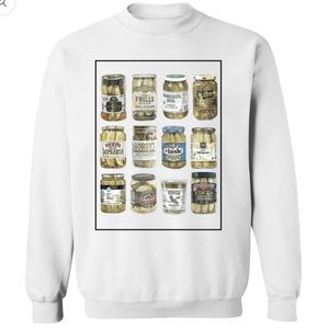 Vintage Canned Pickle Lovers Women Men Kids Sweatshirt
